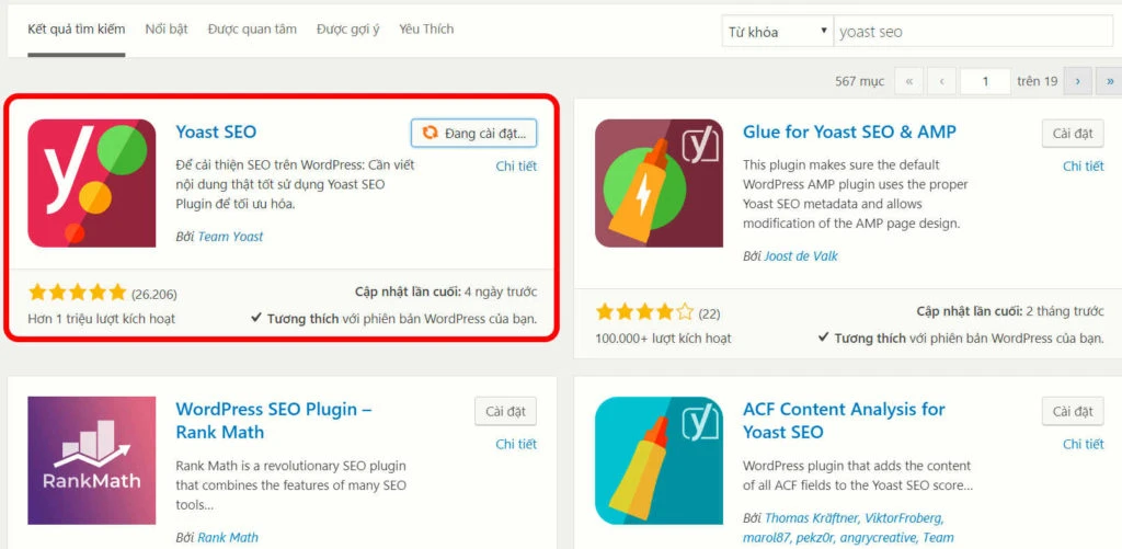 Thêm dấu tích xanh vào kết quả tìm kiếm Google