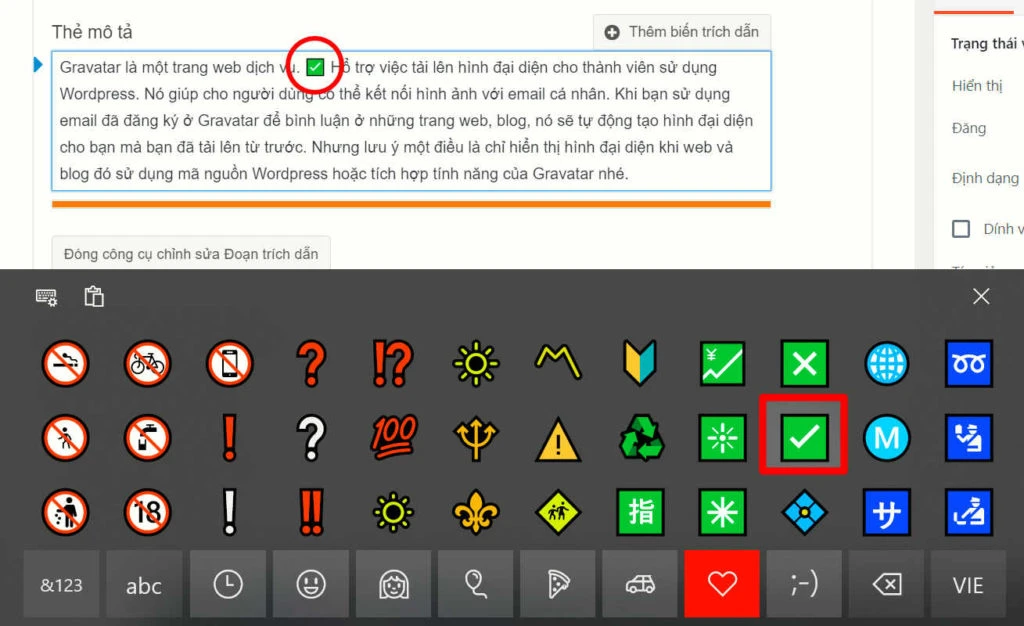 Thêm dấu tích xanh vào kết quả tìm kiếm Google caodem.com