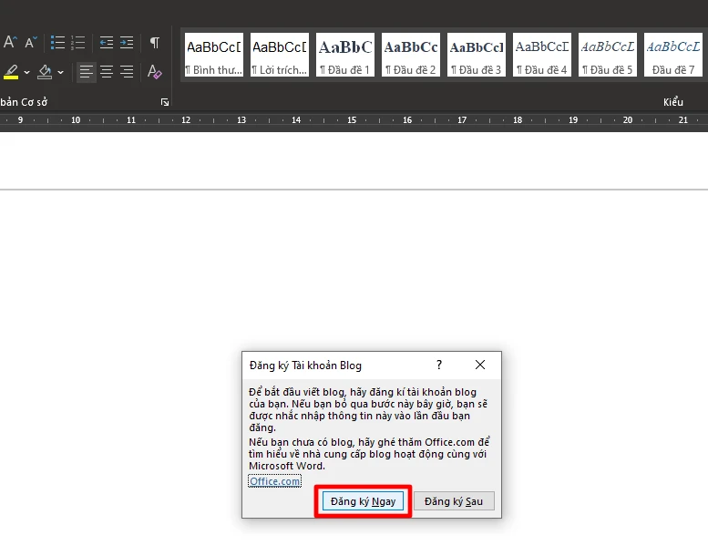 Cách đăng bài viết lên WordPress bằng Microsoft Word