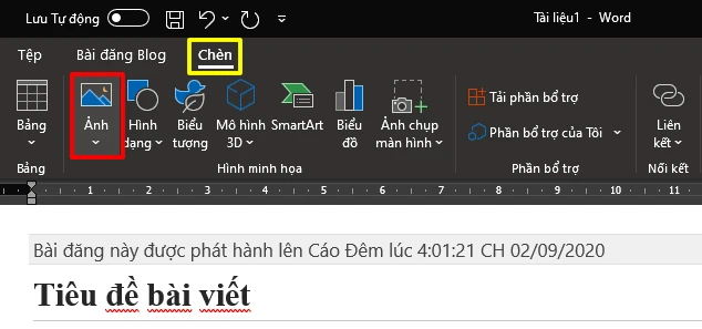 Cách đăng bài viết lên WordPress bằng Microsoft Word