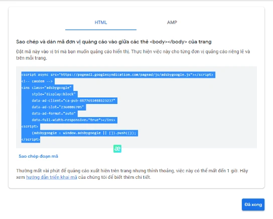 Cách chèn quảng cáo Google Adsense vào giữa bài viết trong WordPress