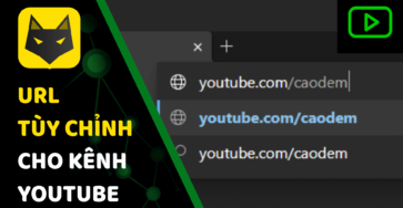 Cách thay đổi hoặc xóa URL tùy chỉnh cho kênh Youtube caodem.com