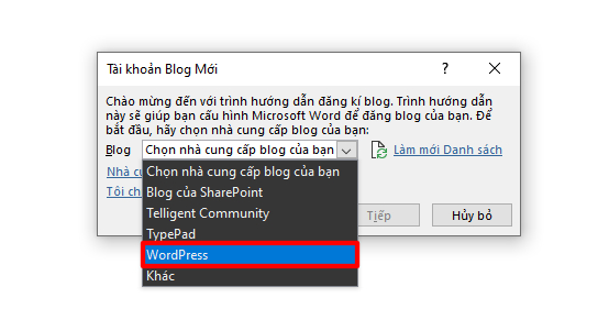 Cách đăng bài viết lên WordPress bằng Microsoft Word
