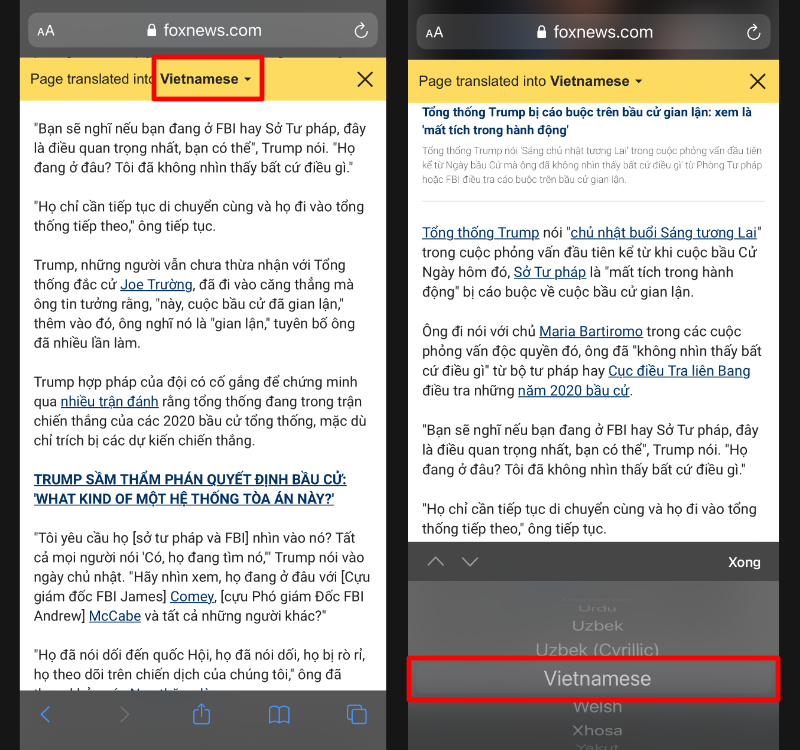Hai cách dịch trang web trên Safari mobile mà không phải ai cũng biết