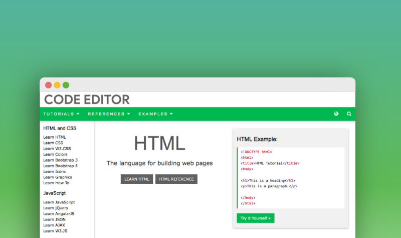 Shortcode code editor HTML/CSS cho WordPress tương tự W3schools - Cáo Đêm