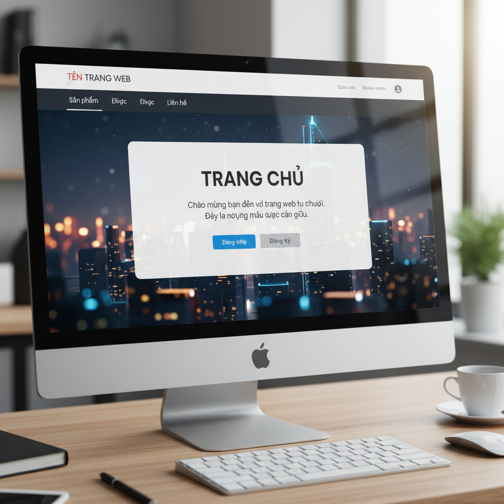 Giao diện trang web với div được căn giữa hoàn hảo