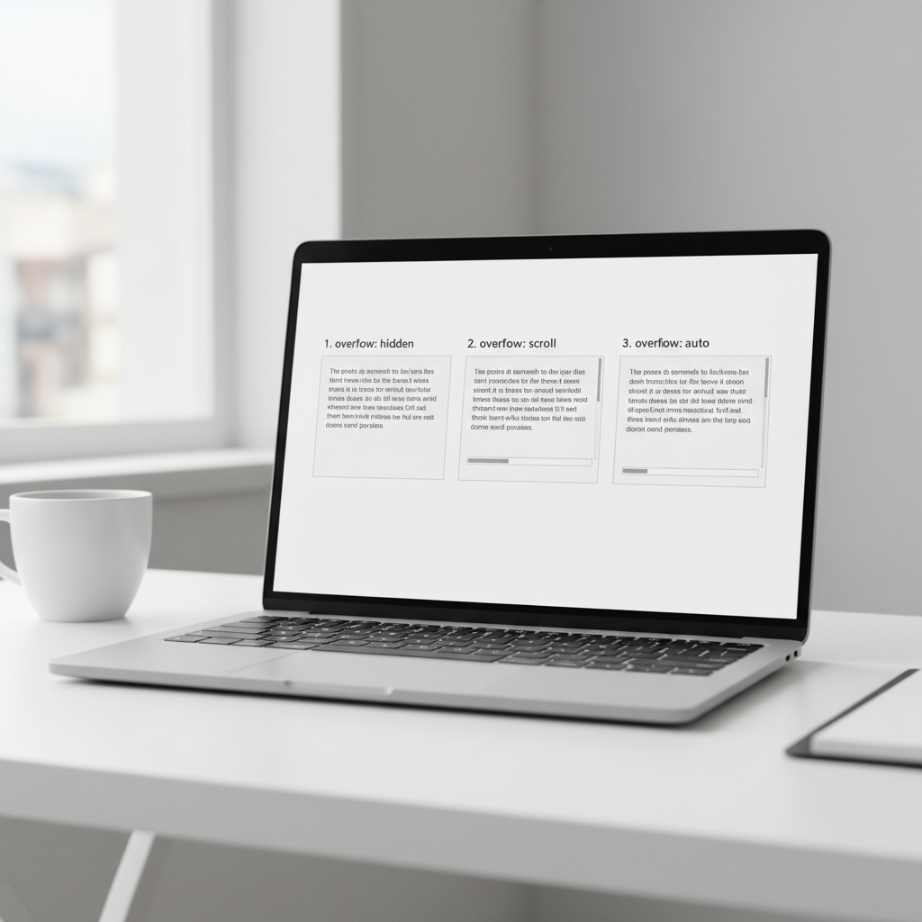 So sánh các giá trị overflow trong thiết kế web