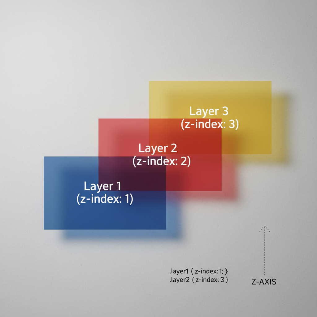 Minh họa cách zindex hoạt động trong CSS