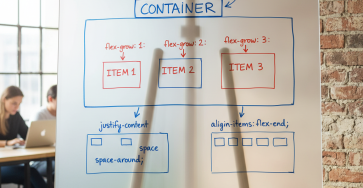 Ví dụ về một bố cục sử dụng Flexbox