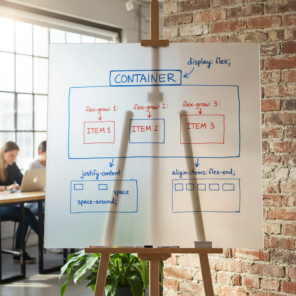 Ví dụ về một bố cục sử dụng Flexbox