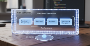 Minh họa về CSS Flexbox với flexdirection