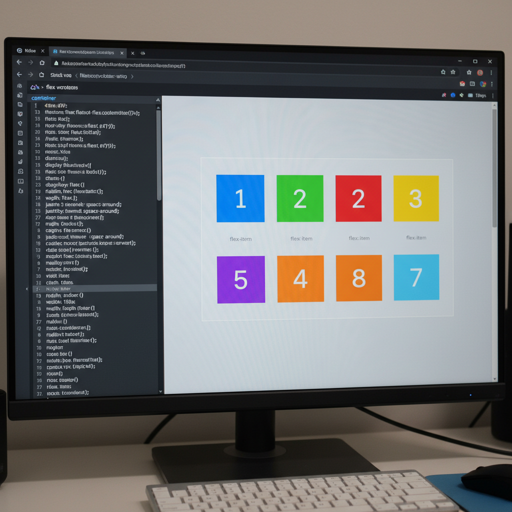 Ví dụ về cách hoạt động của CSS flexwrap