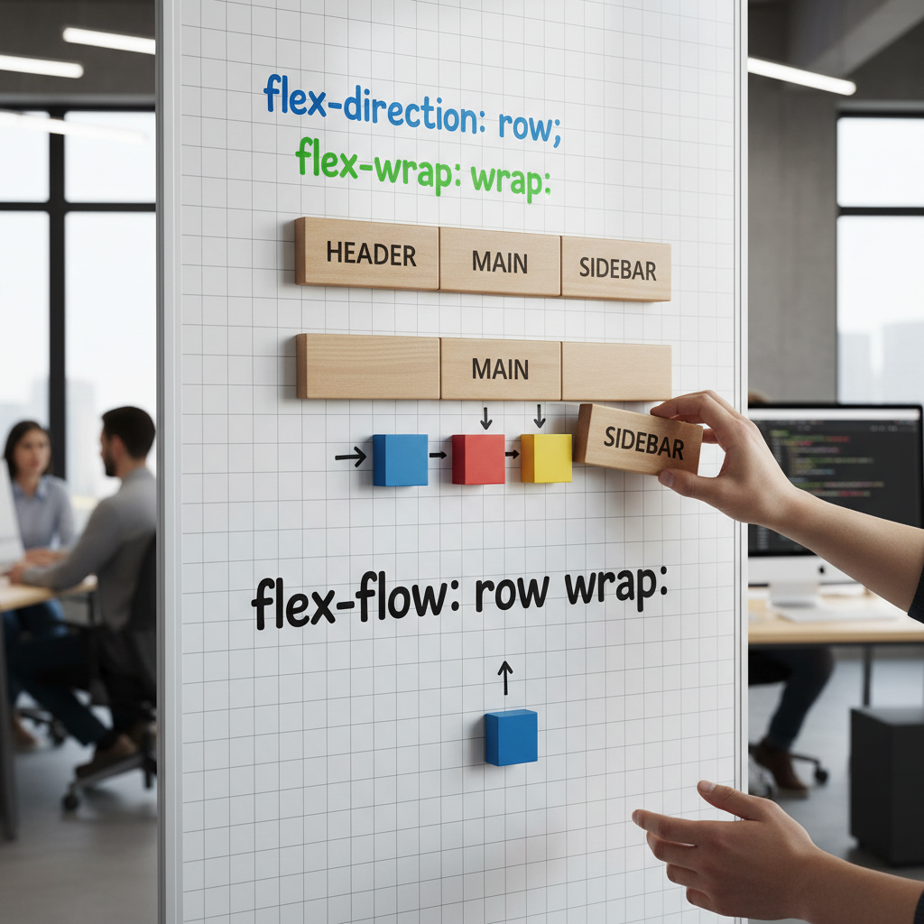 Ví dụ về cách sử dụng CSS flexflow