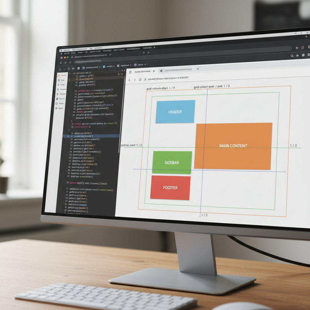 Hình ảnh minh họa cách sử dụng CSS Grid trong thiết kế web