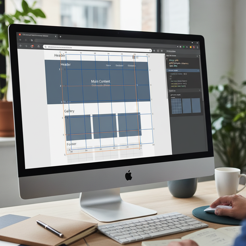 Ví dụ về layout web bằng CSS Grid