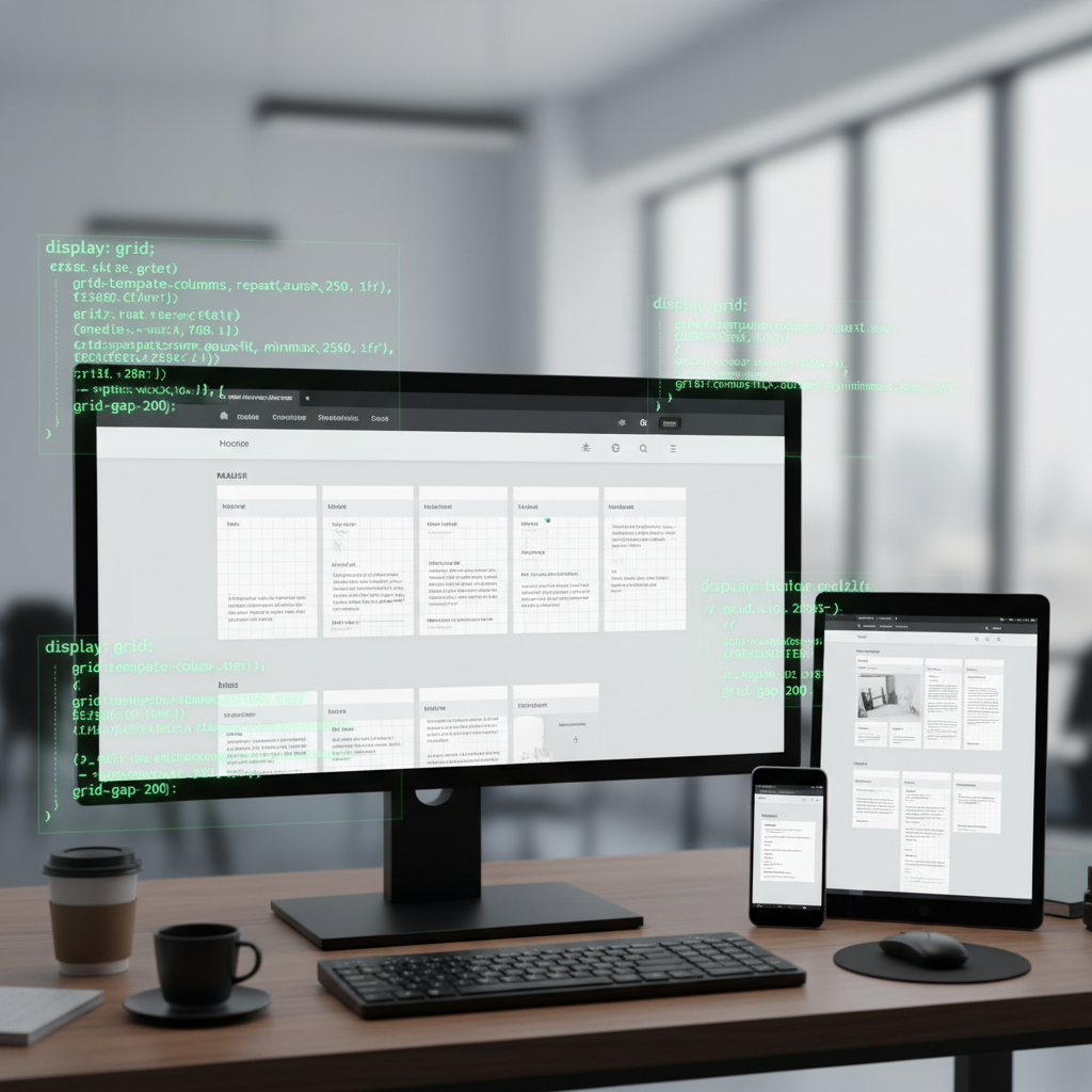 Responsive design với CSS Grid
