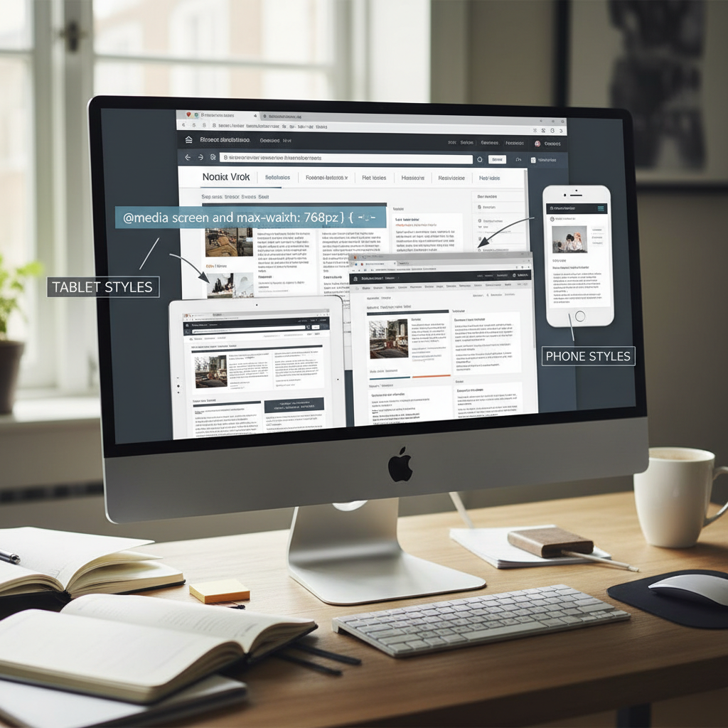 Media Queries giúp điều chỉnh thiết kế theo thiết bị