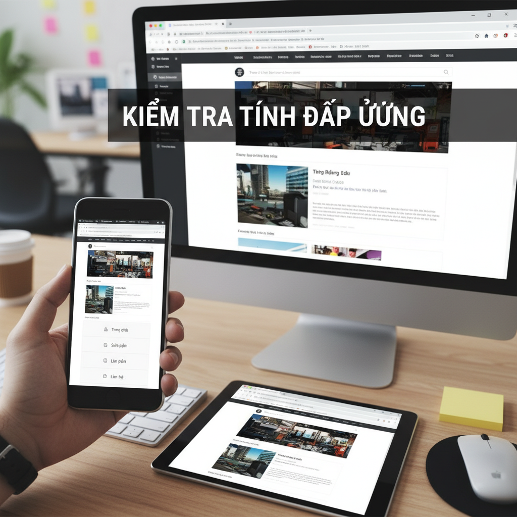 Sử dụng công cụ để kiểm tra tính đáp ứng của trang web