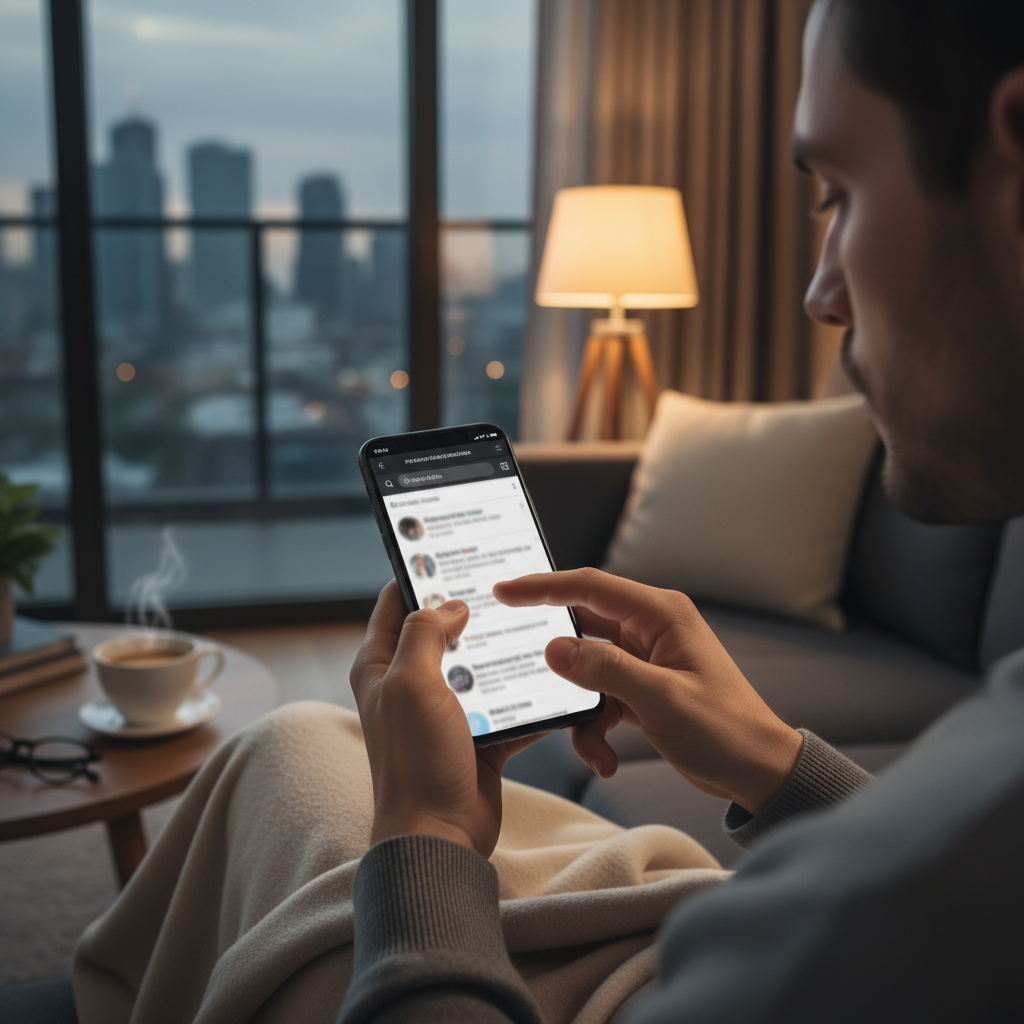 Người dùng truy cập internet qua thiết bị di động