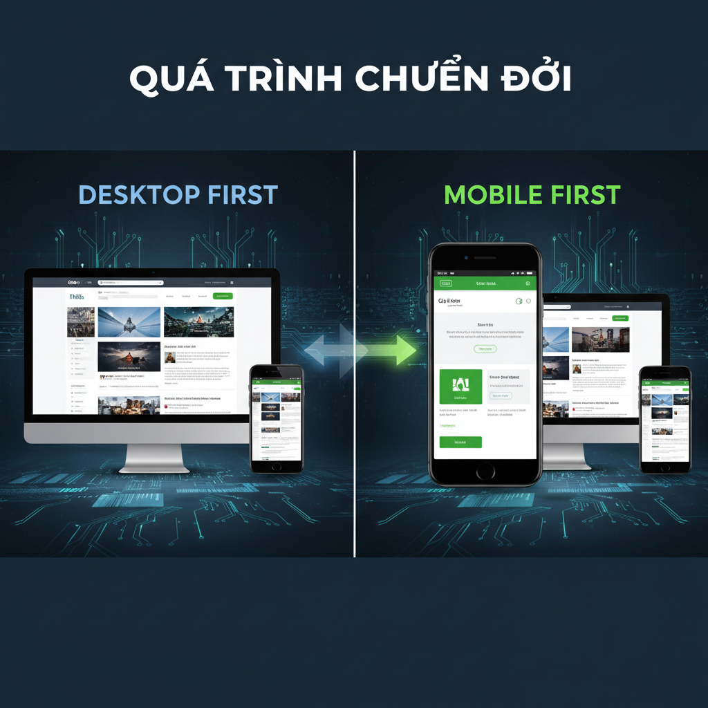 Quá trình chuyển đổi từ Desktop First sang Mobile First