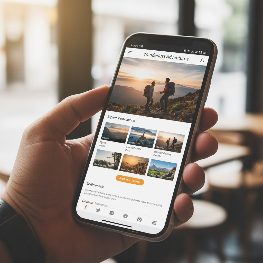 Hiển thị trang web trên điện thoại di động