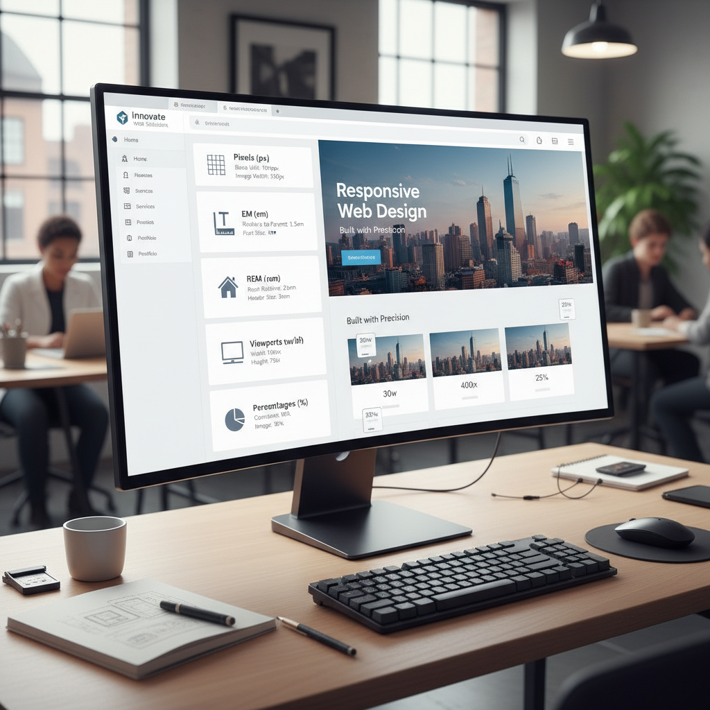 Các đơn vị đo lường phổ biến trong thiết kế web vh vw và px