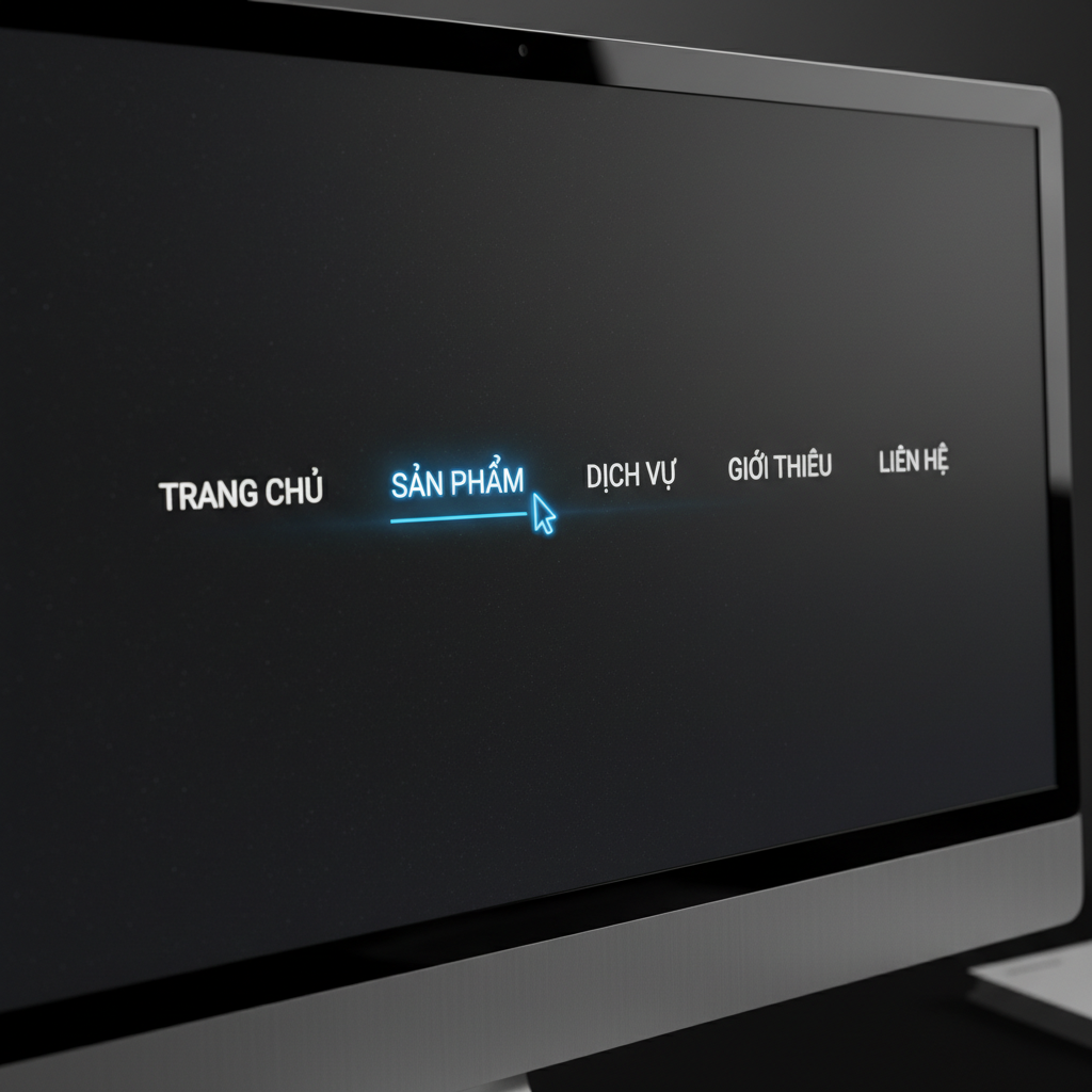 Hiệu ứng hover cho menu điều hướng