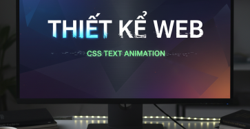 Thiết kế web sử dụng text animation css