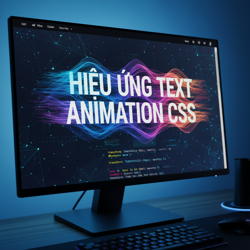 Hiệu ứng text animation css làm nổi bật nội dung