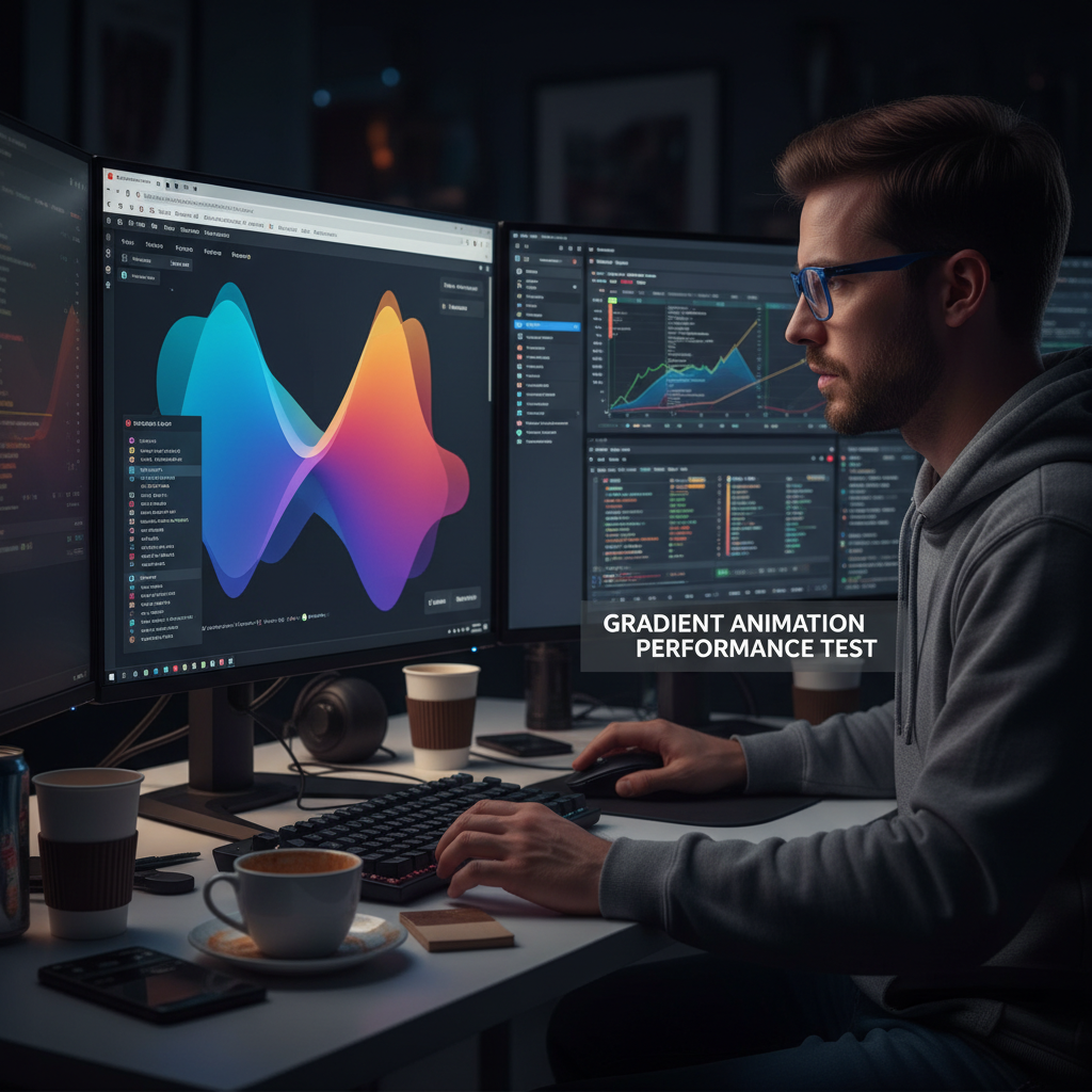 Kiểm tra hiệu suất và tính tương thích của gradient animation trên trình duyệt