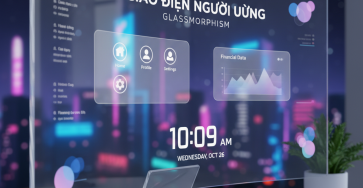 Giao diện người dùng với hiệu ứng Glassmorphism CSS