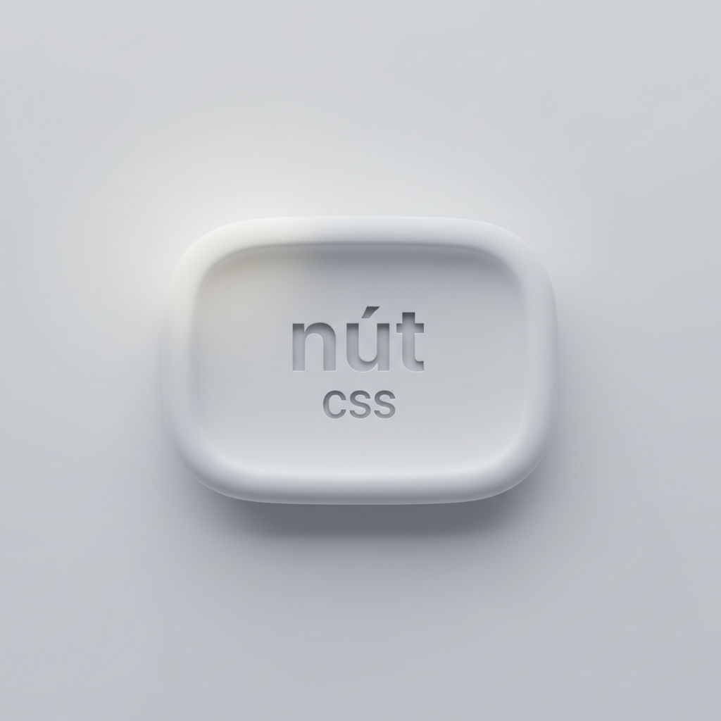 Ví dụ về nút neumorphism sử dụng CSS