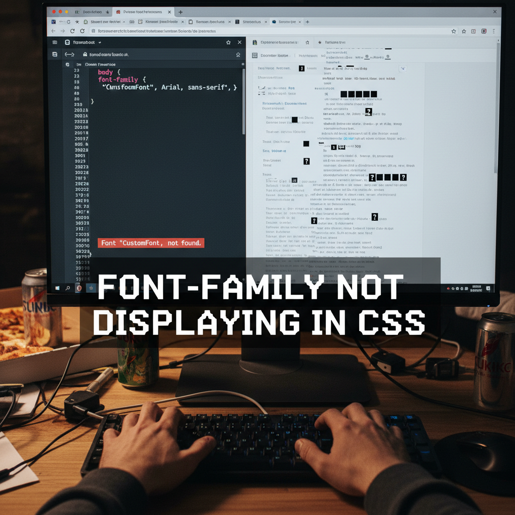 Giải quyết vấn đề fontfamily không hiển thị đúng