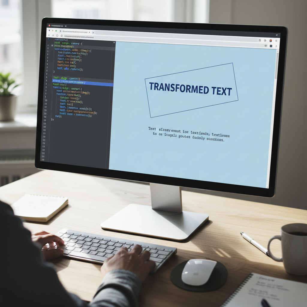 Căn chỉnh và biến đổi văn bản với CSS