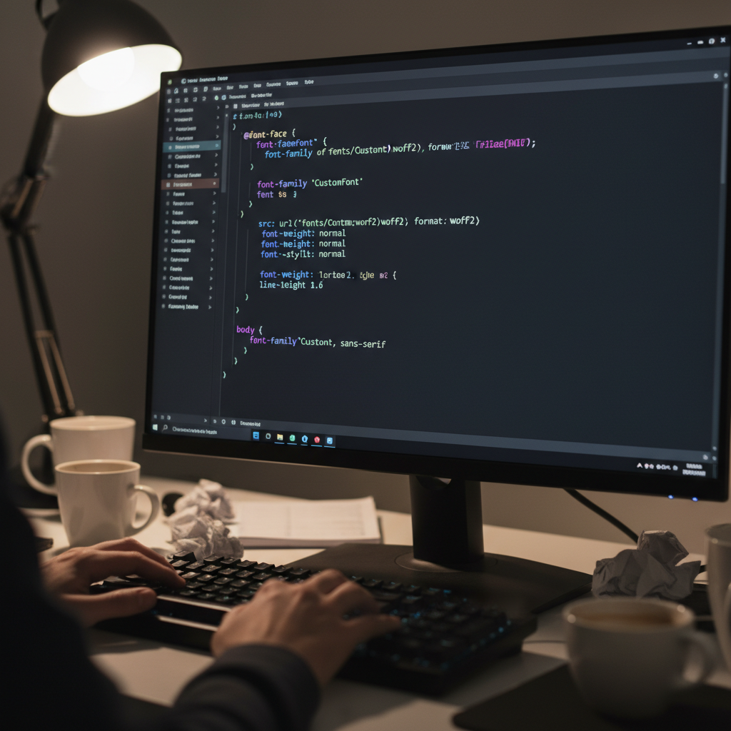 Sử dụng fontface để tích hợp custom font vào dự án