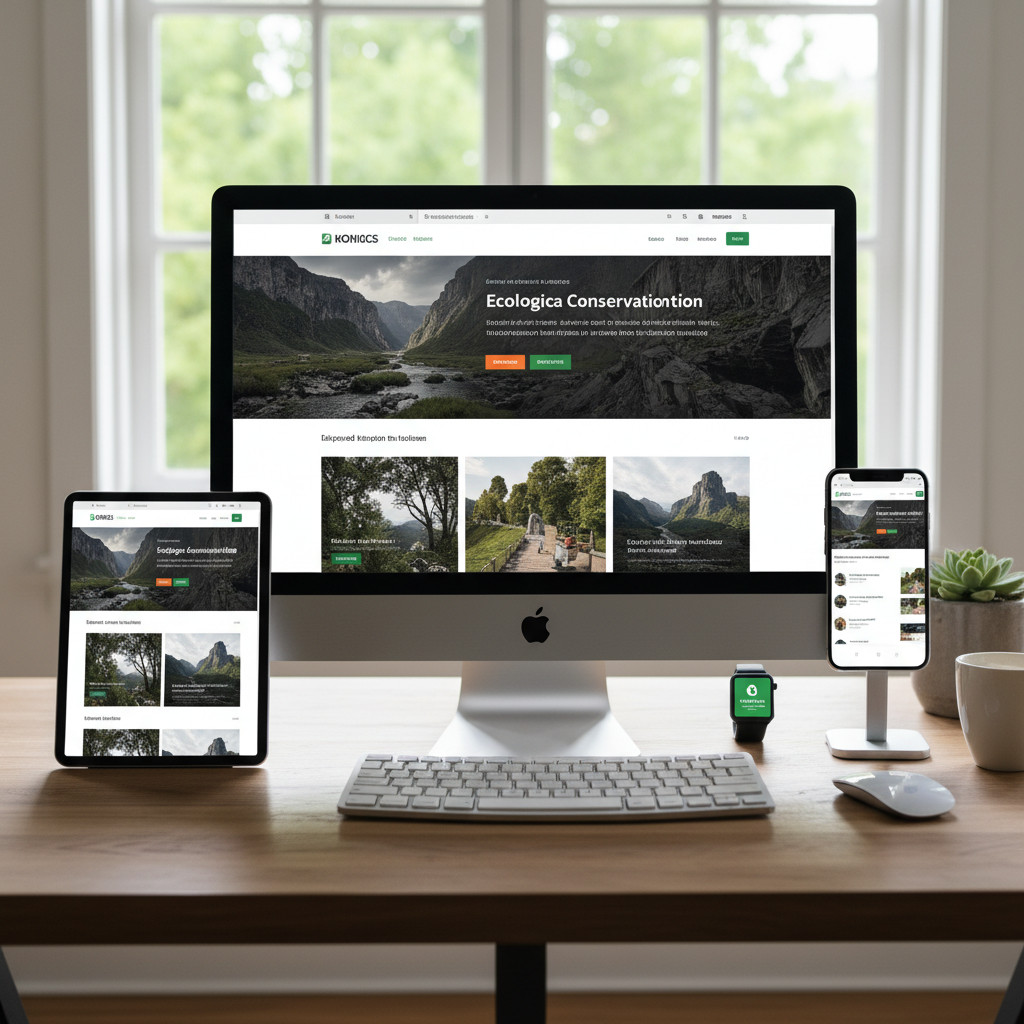 Giao diện web được tối ưu hóa trên nhiều thiết bị