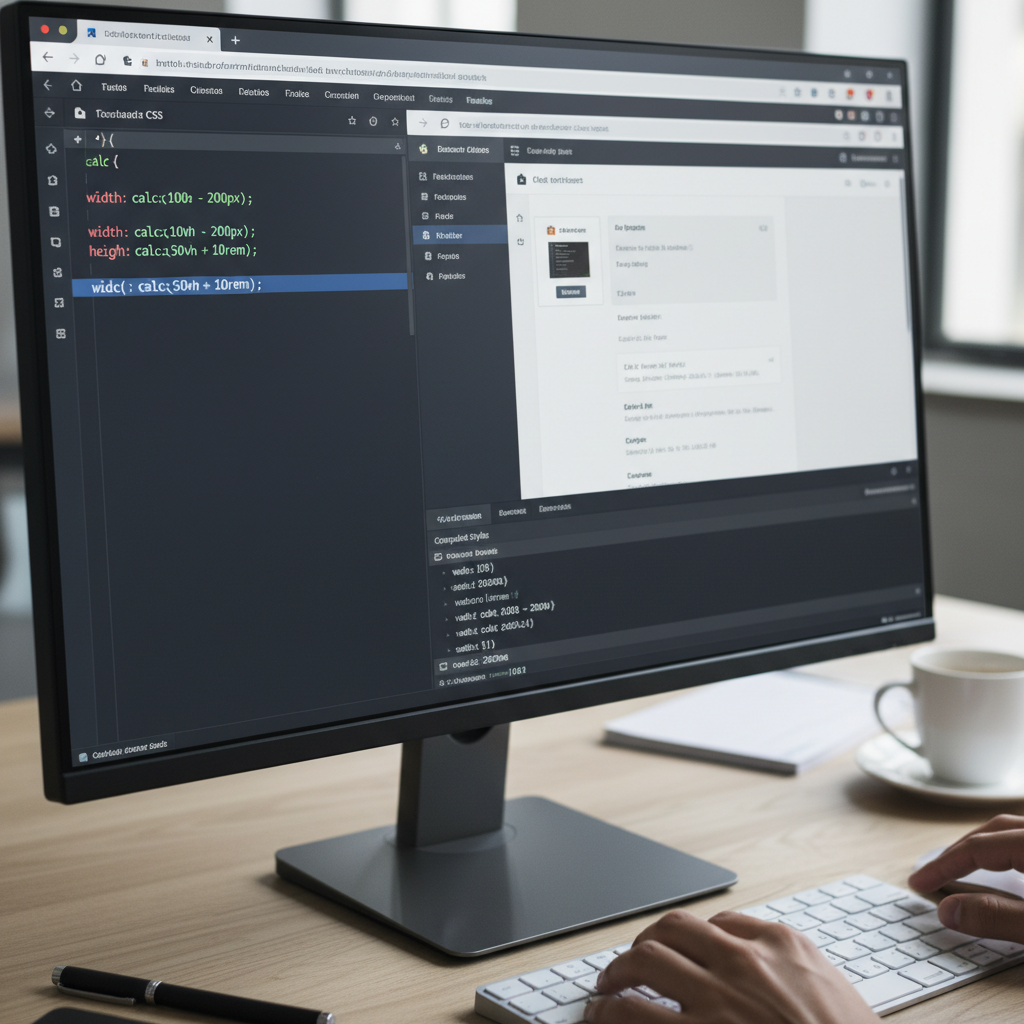 Sử dụng calc để thiết kế giao diện linh hoạt