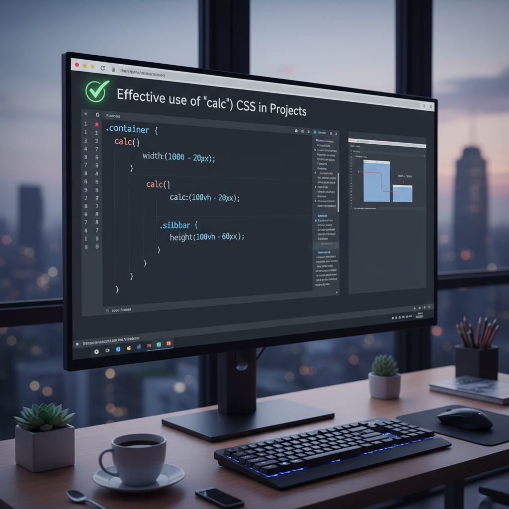 Sử dụng calc css hiệu quả trong dự án web