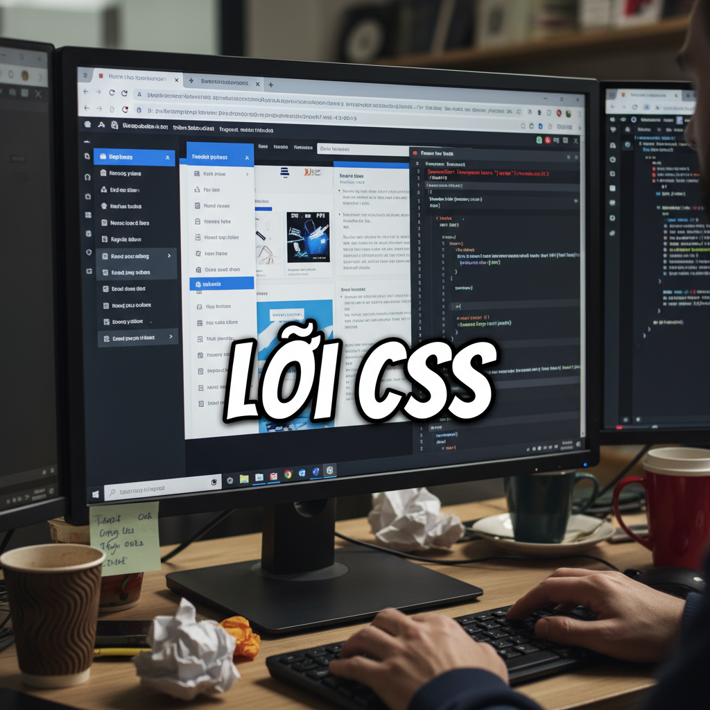 Hình ảnh minh họa lỗi CSS thường gặp trong lập trình web