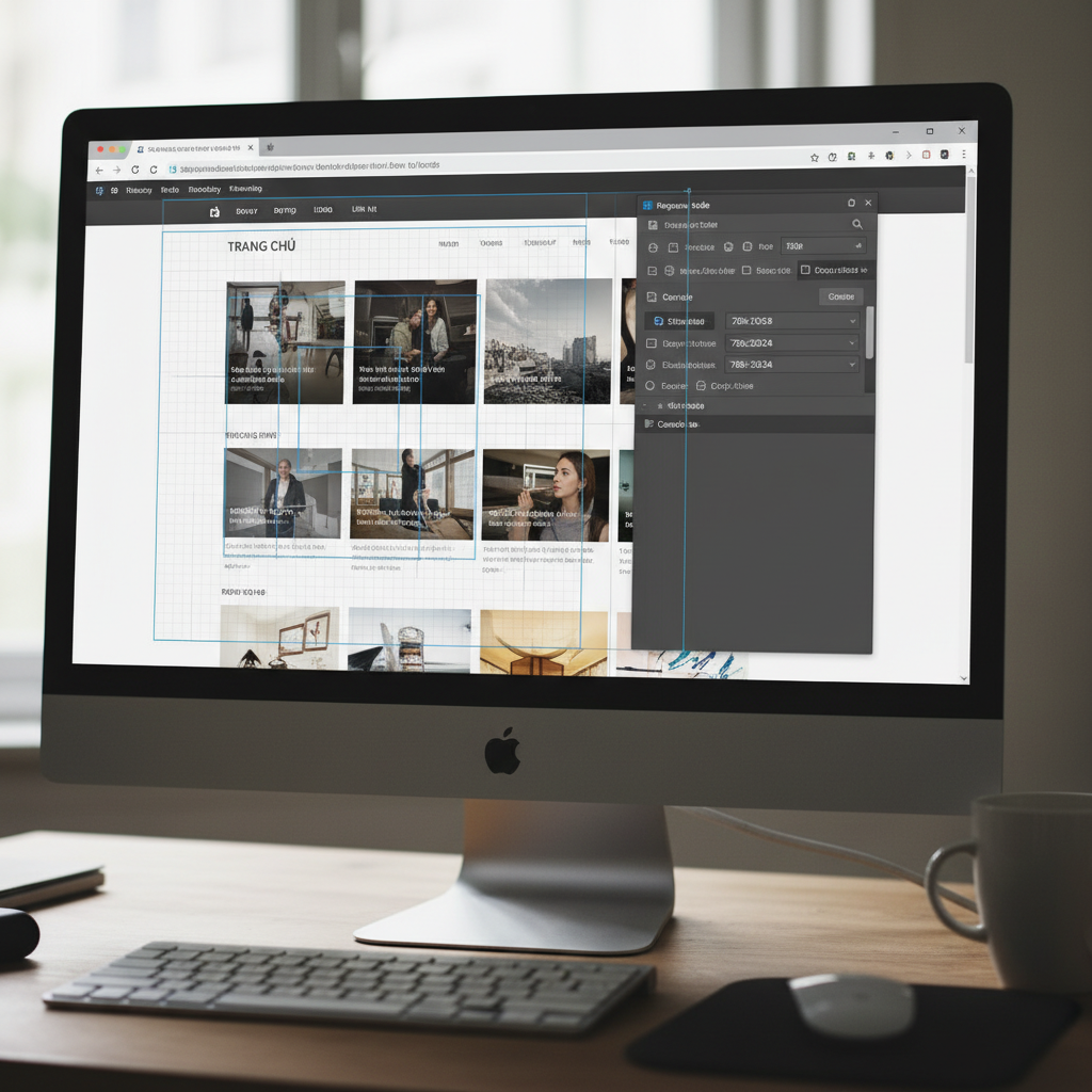 Kiểm tra trang web ở chế độ Responsive bằng DevTools