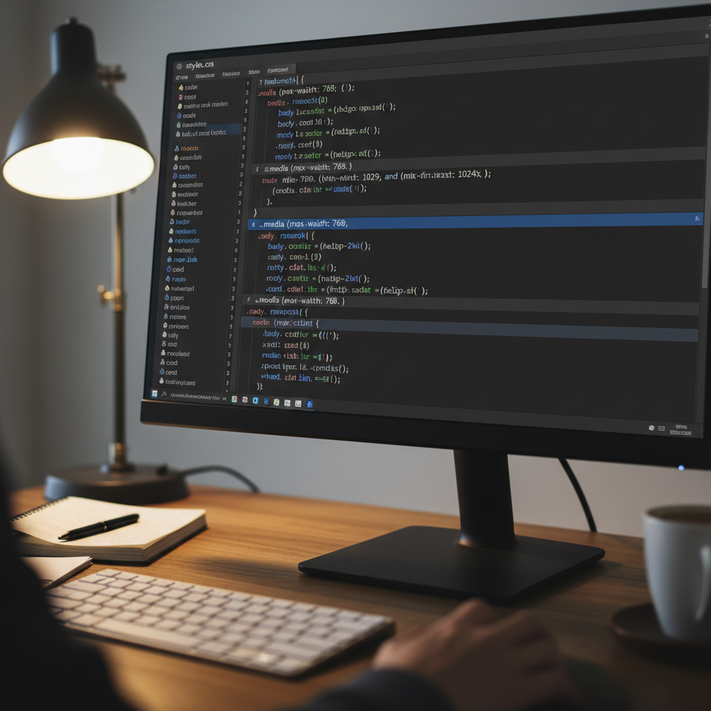 Mã CSS được tổ chức và sắp xếp rõ ràng