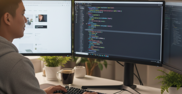 Lập trình viên đang tối ưu hóa mã CSS