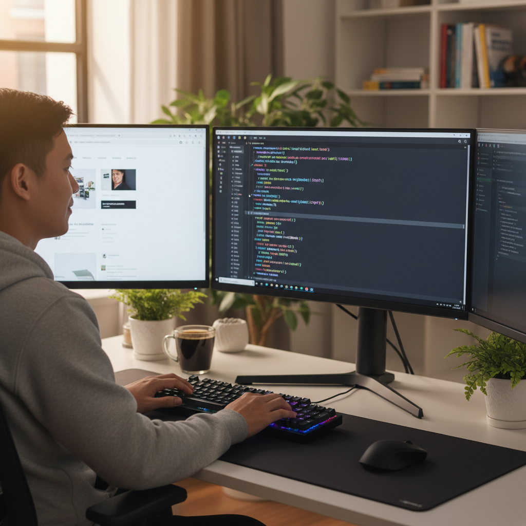 Lập trình viên đang tối ưu hóa mã CSS