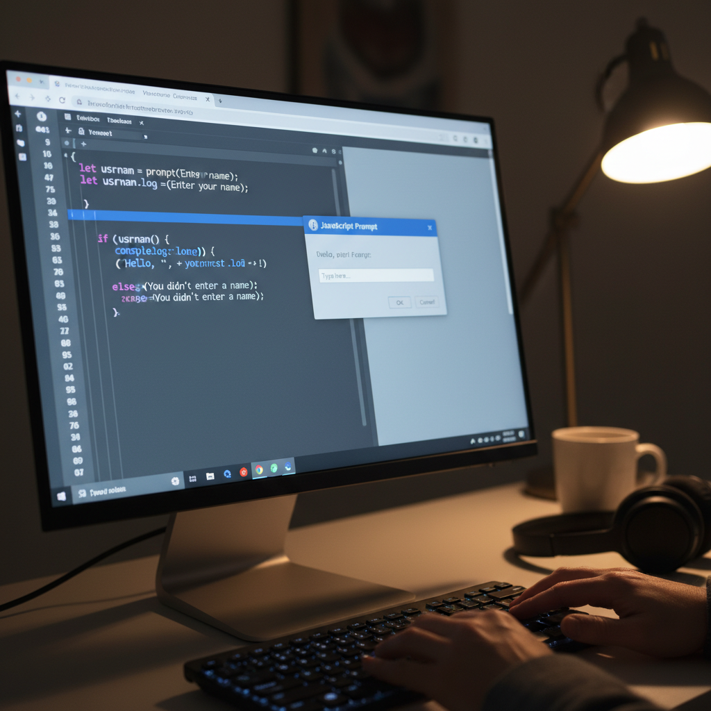 Ví dụ mã JavaScript sử dụng prompt