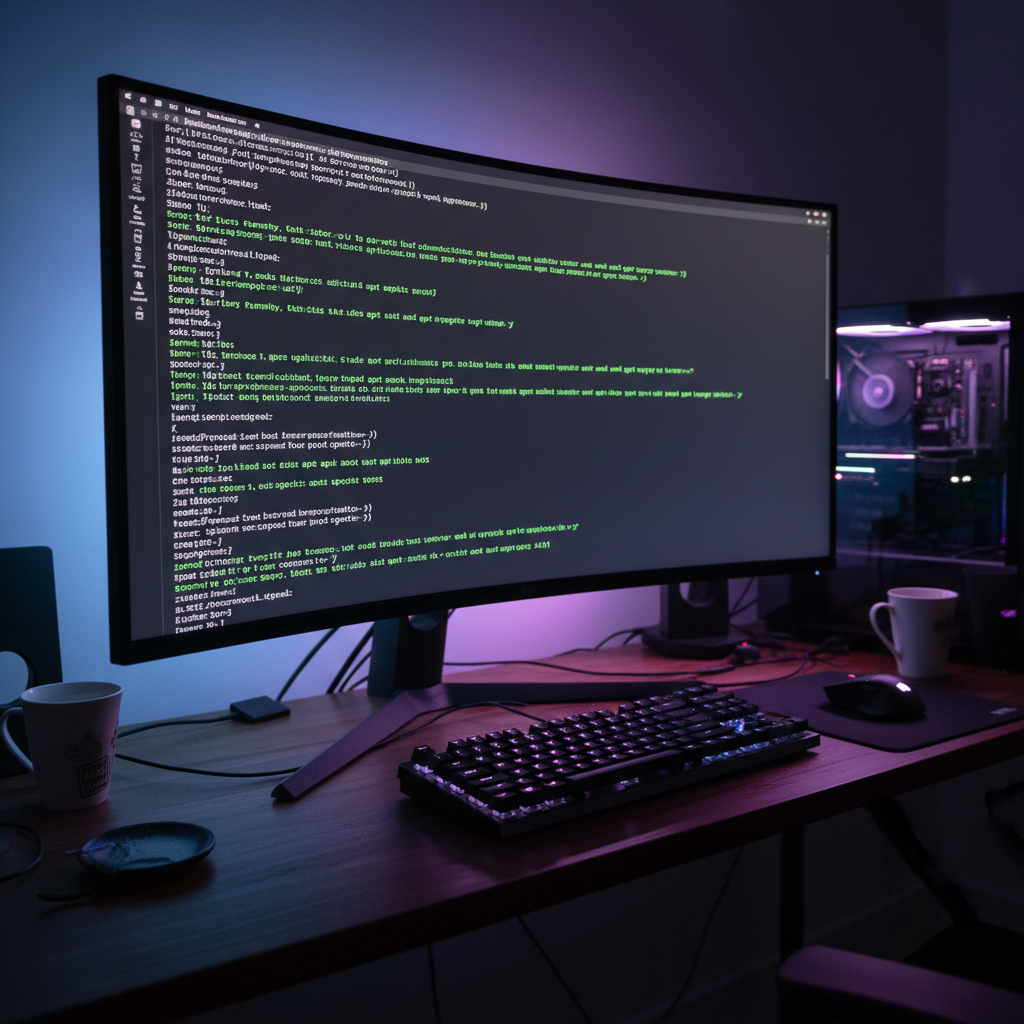 Prompt trên màn hình máy tính