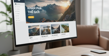 Thiết kế giao diện website hiện đại