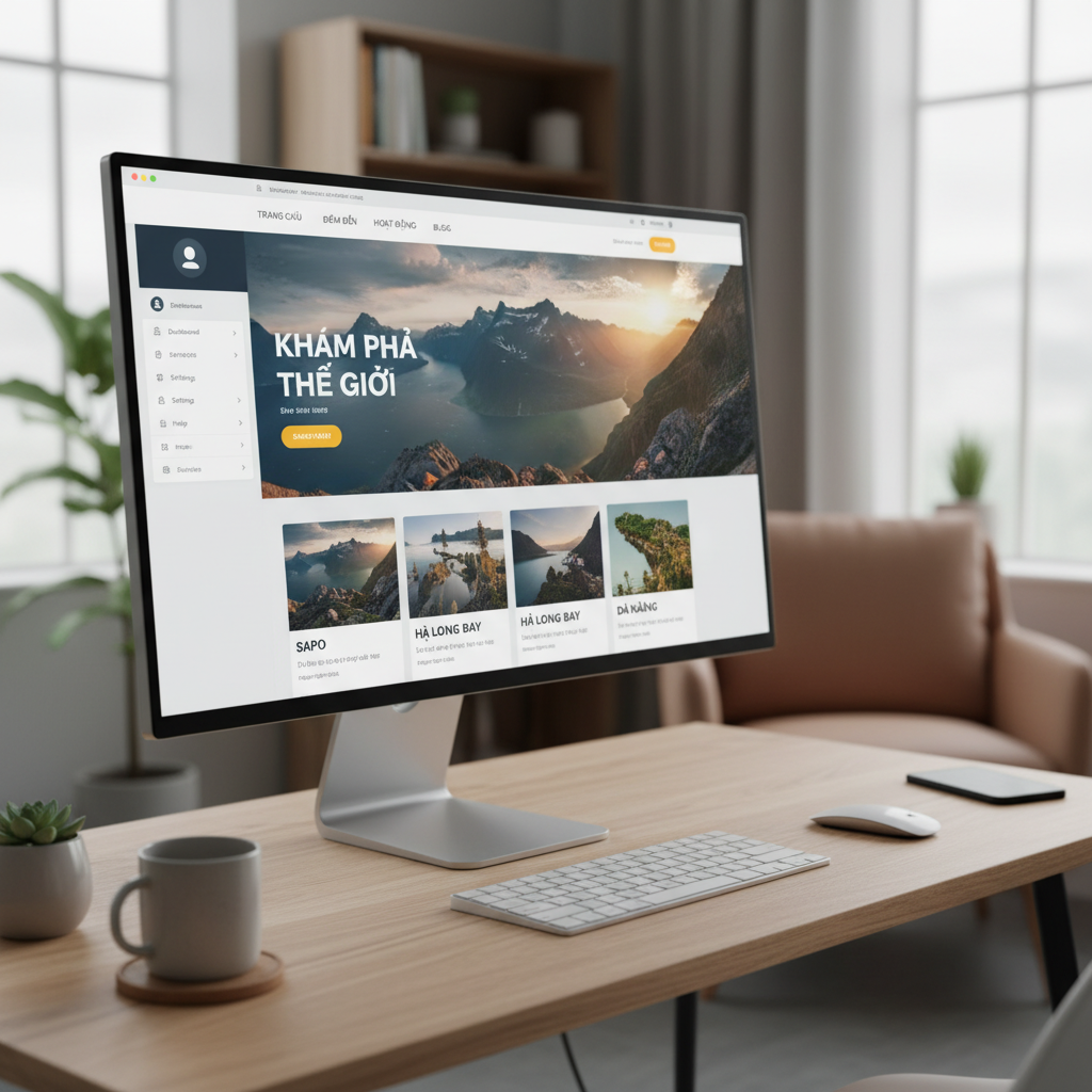 Thiết kế giao diện website hiện đại