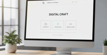 Thiết kế web hiện đại minimal với giao diện đơn giản và tinh tế