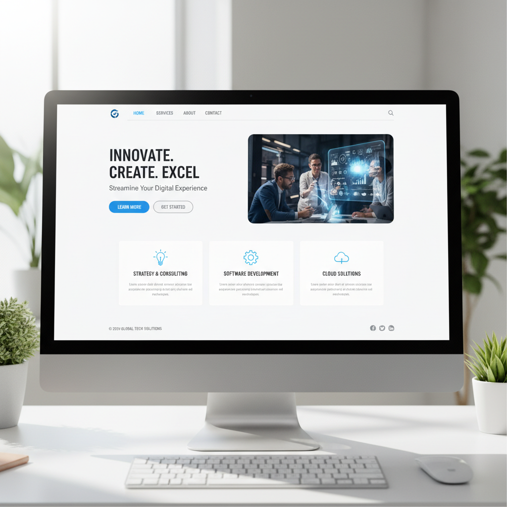 Giao diện landing page hiệu quả