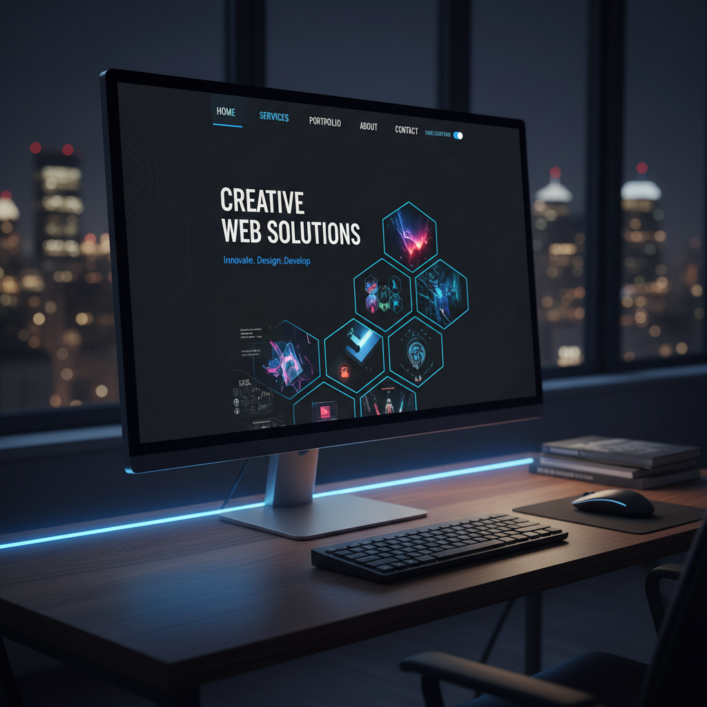 Thiết kế website với dark mode tạo nên sự hiện đại và chuyên nghiệp
